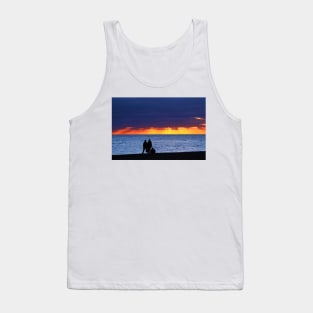 Brighton Beach - Watching the sunset. Tank Top